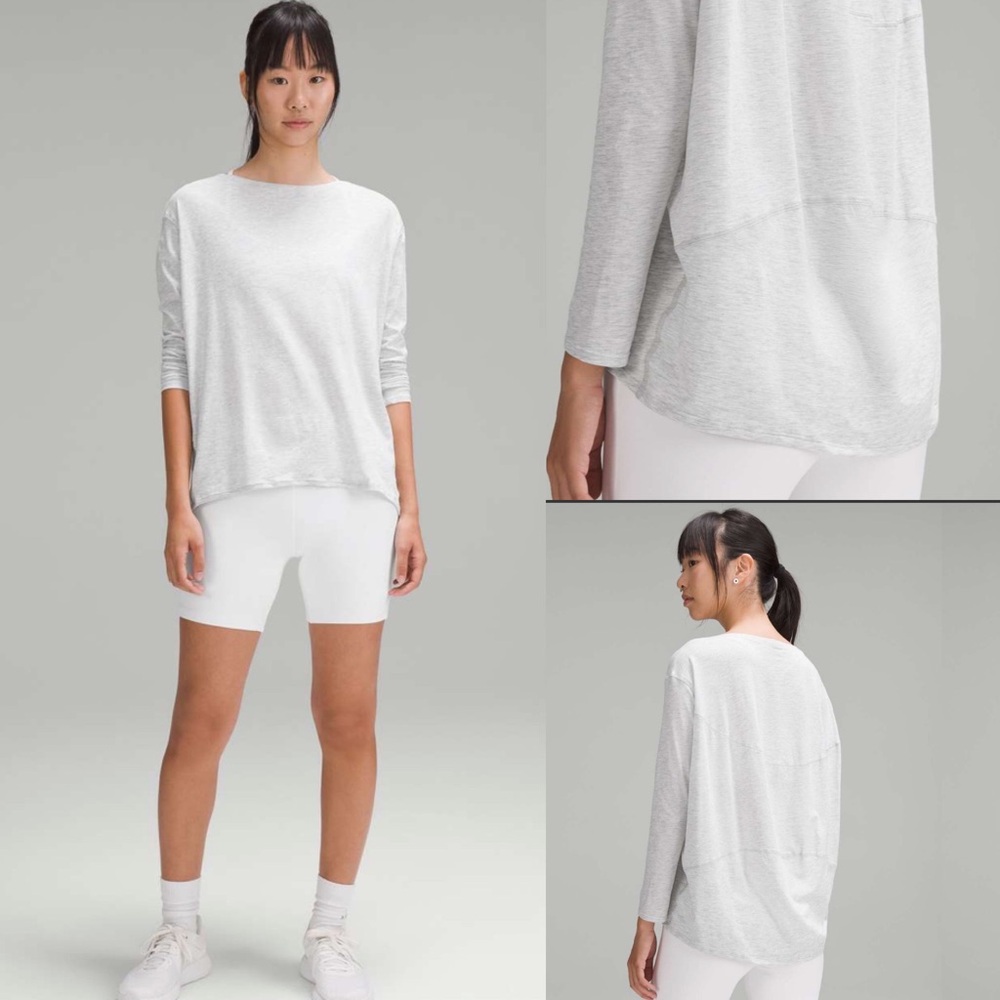 Lululemon Back in Action Long-Sleeve Shirt
Heathered Core Ultra Light Gr…